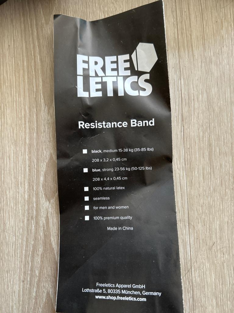 Freeletics Weerstandsbanden Set - Gebruikt, Sport en Fitness, Fitnessmaterialen, Ophalen of Verzenden, Gebruikt, Armen, Weerstandband