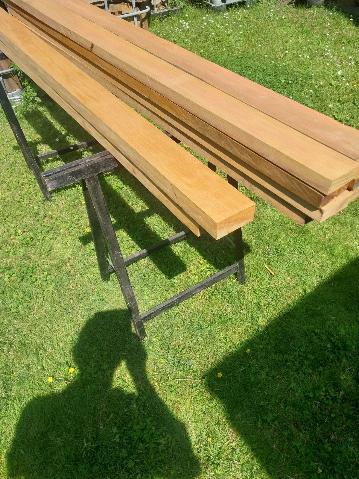 Partij bilinga hout, Tuin en Terras, Palen, Balken en Planken, Ophalen of Verzenden, Nieuw, 250 cm of meer, Planken