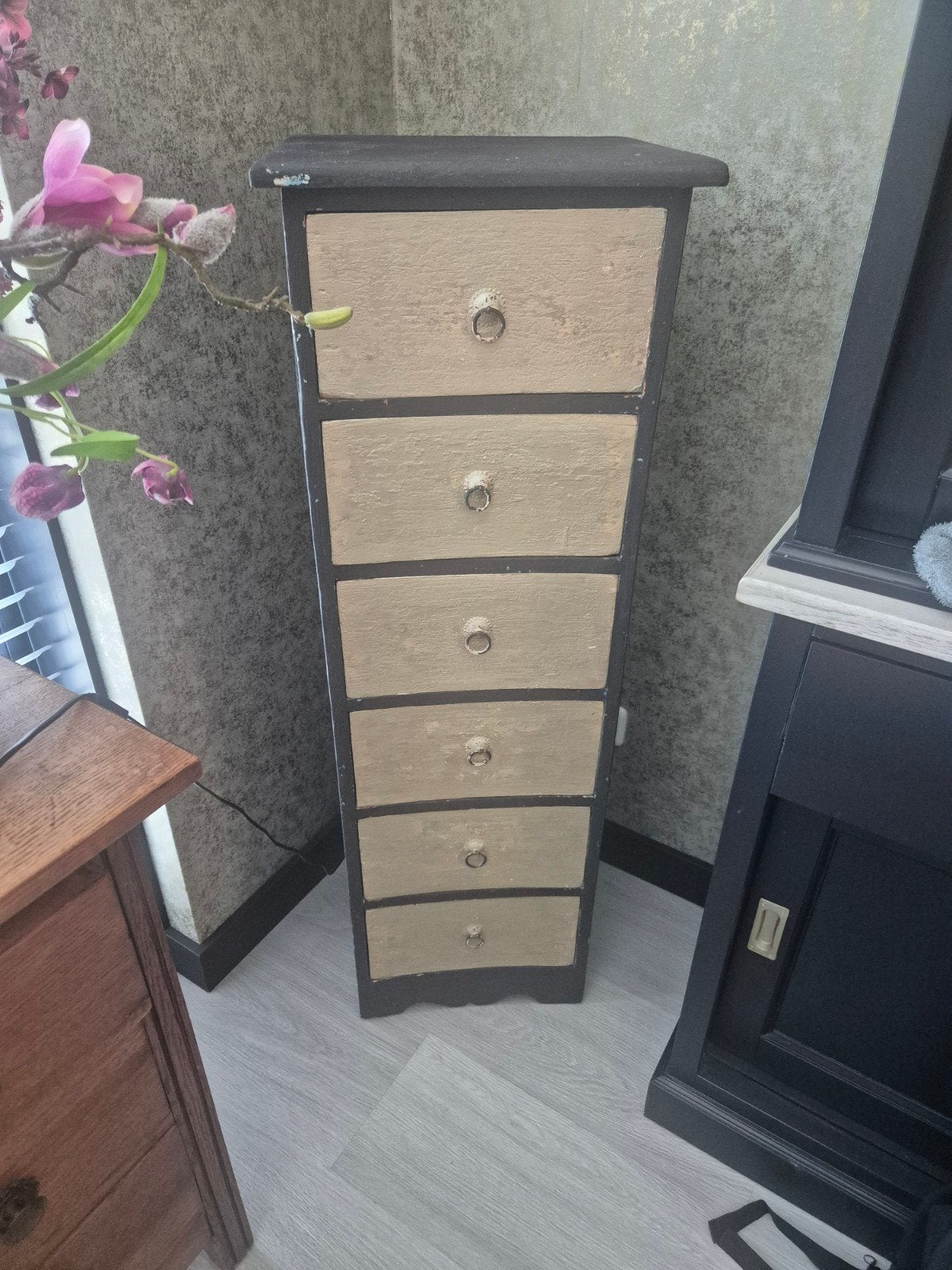 Leuk handig kastje, Huis en Inrichting, Kasten | Ladekasten, 5 laden of meer, Ophalen, 25 tot 50 cm