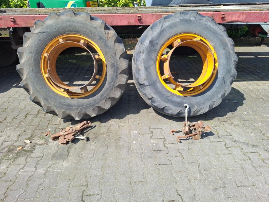 Cultivator oprijwagen oplegger  dubbellucht volvo, Ophalen of Verzenden, Grondbewerking