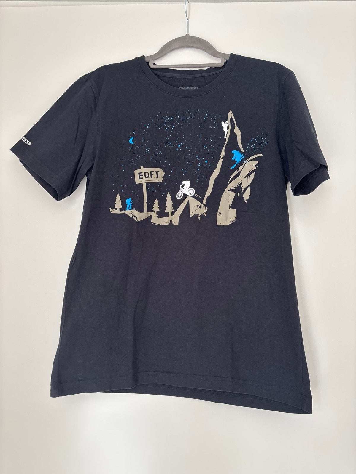 Mammut E.O.F.T. 17/18 T-shirt - Maat M, Kleding | Heren, Ophalen of Verzenden, Zo goed als nieuw, Maat 48/50 (M), Zwart