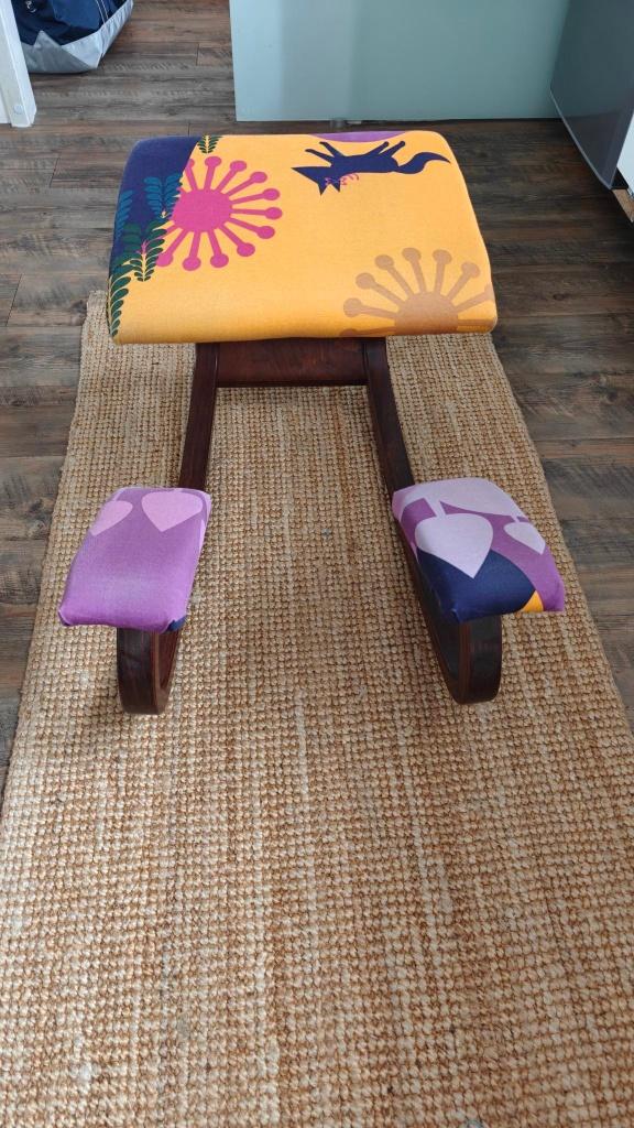 Balansstoel rug, Huis en Inrichting, Stoelen, Ophalen, Overige kleuren, Zo goed als nieuw, Stof