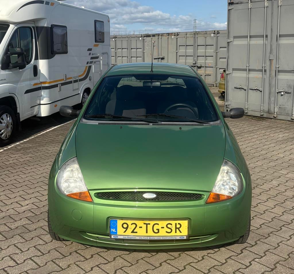 Ford Ka 1.3 I 44KW 2006 Groen, Auto's, Voorwielaandrijving, 1299 cc, Stof, Ka