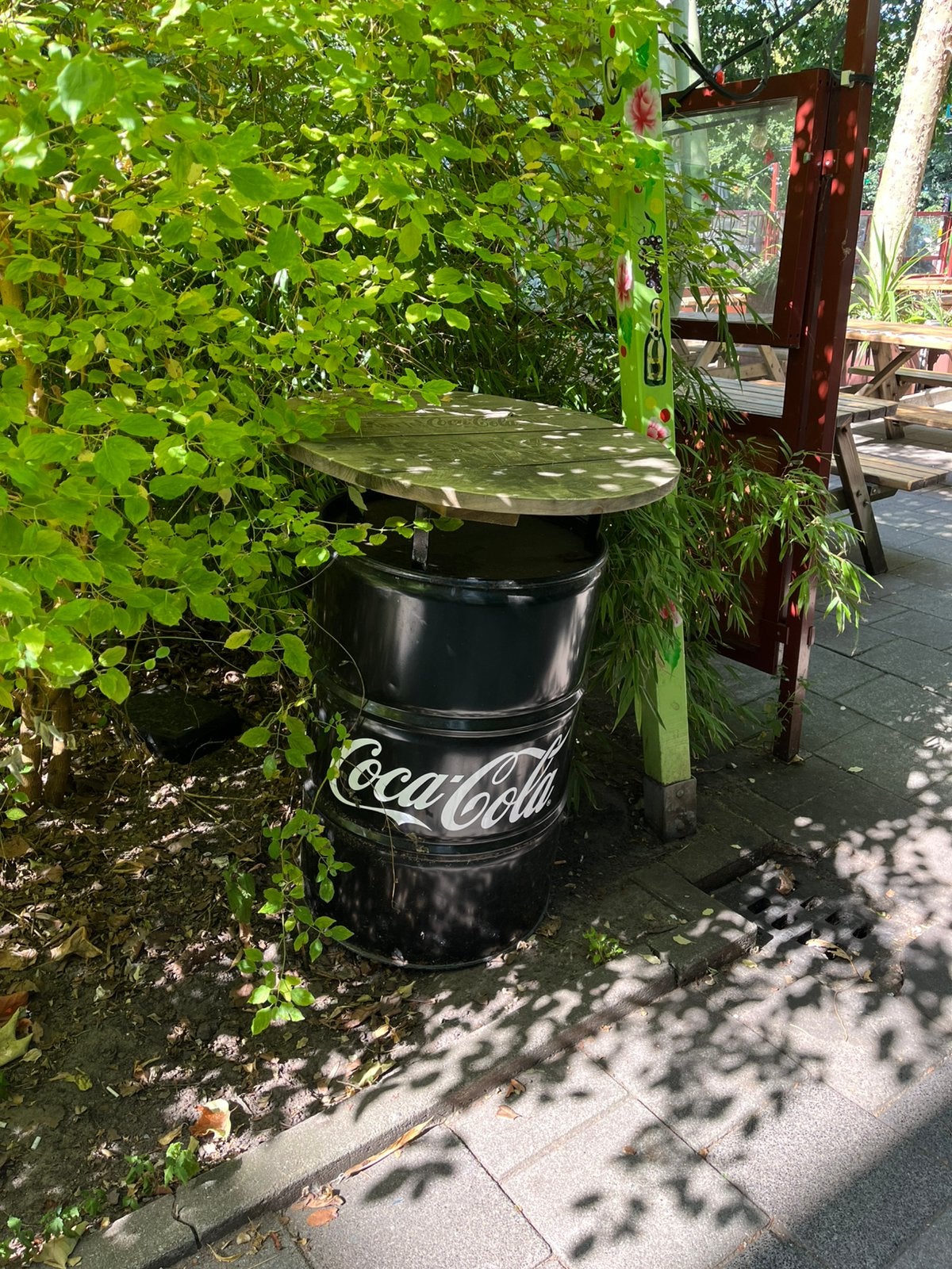 Coca cola ton, Ophalen, Gebruikt