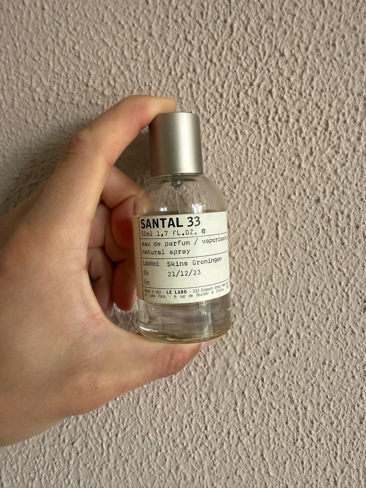 Le Labo Santal 33 Eau de Parfum 50ml, Sieraden, Tassen en Uiterlijk, Uiterlijk | Parfum, Gebruikt, Ophalen of Verzenden