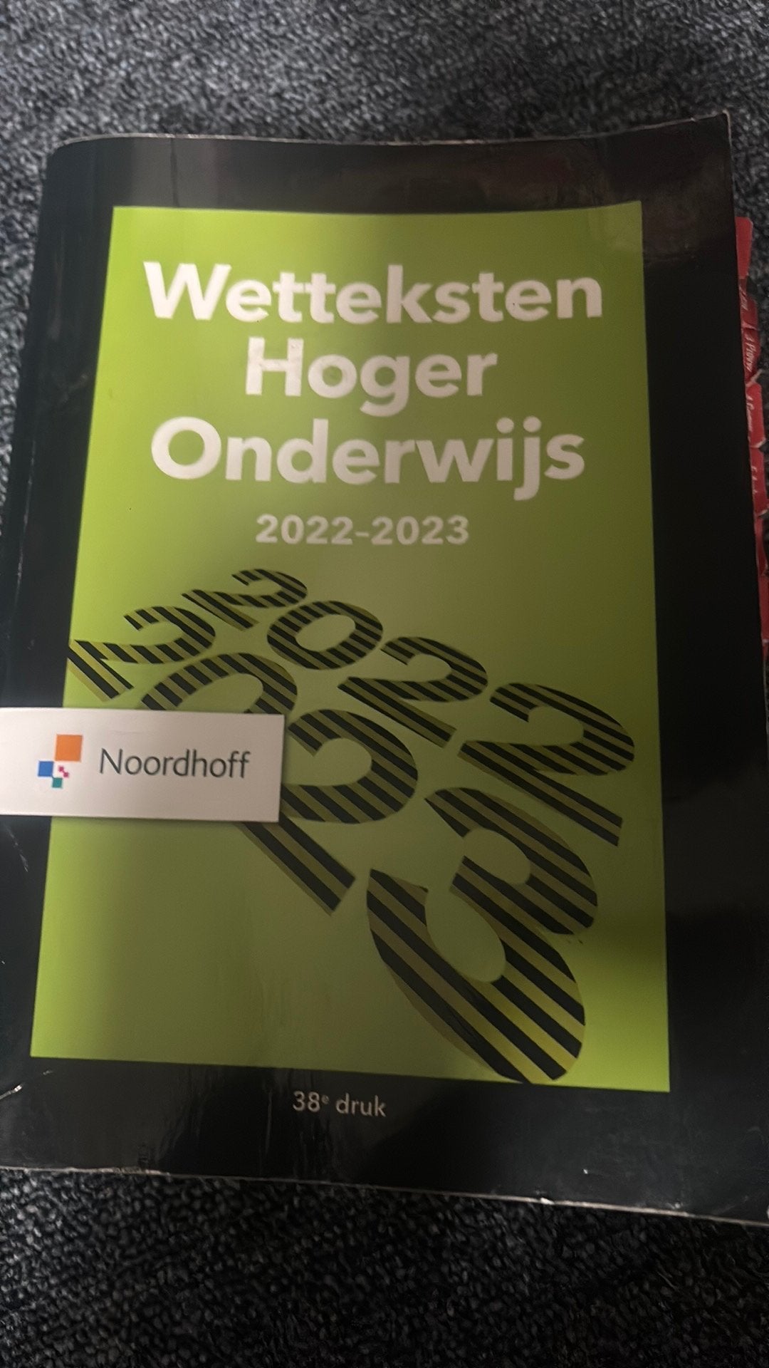 Wetteksten hoger onderwijs 2022-2023, Ophalen of Verzenden, Zo goed als nieuw