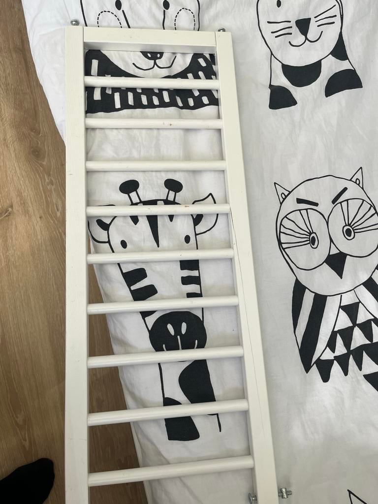 Petit Amelie Peuterbed - Wit, Ophalen, Gebruikt, 70 tot 85 cm, 140 tot 160 cm