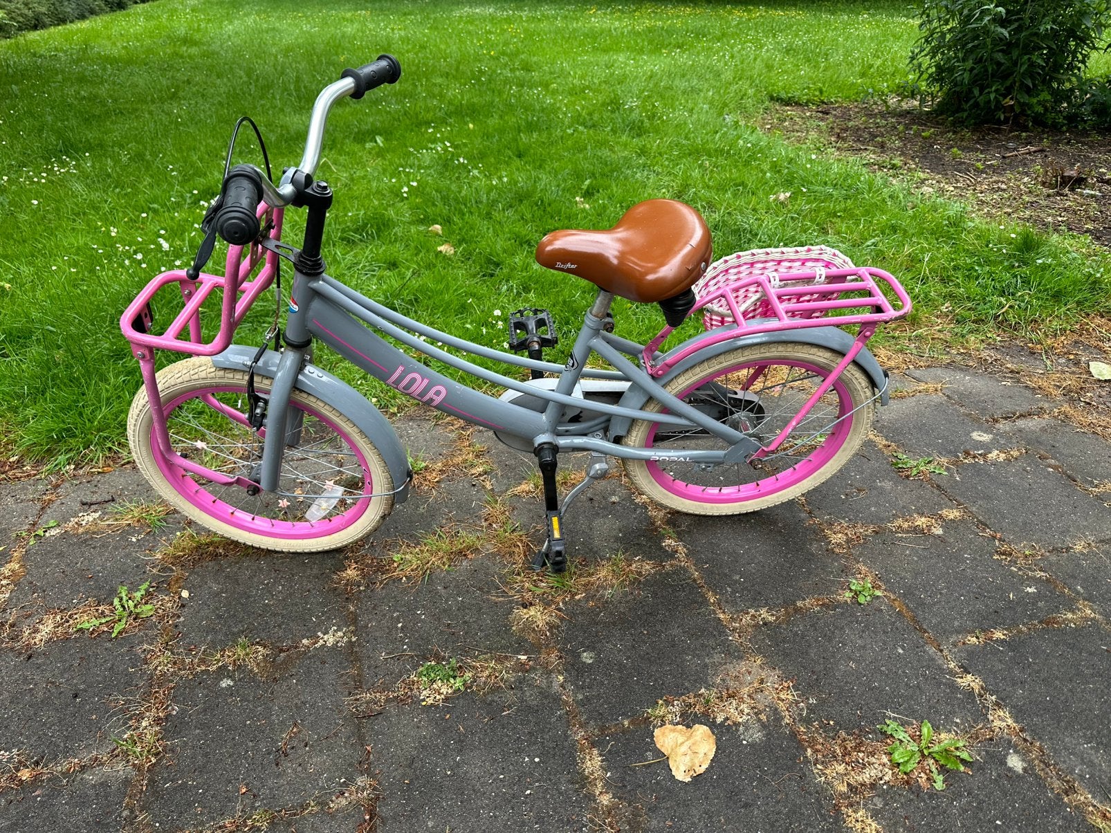 Popal meisjesfiets 18 inch, Ophalen, Terugtraprem, 18 inch, Handrem
