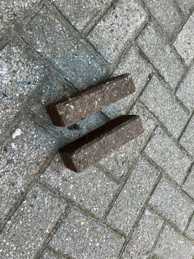 Gratis rode waaltjes, Tuin en Terras, Ophalen, Gebruikt, Overige typen, 5 tot 10 m²