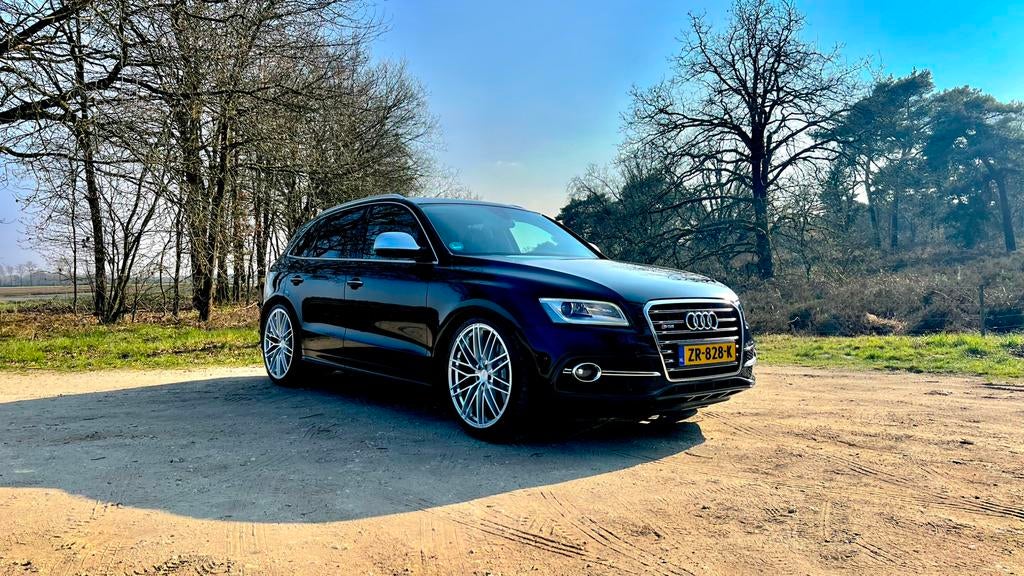 Audi SQ5 3.0 TDI Quattro 2015 ABT KW Schroefset Topstaat!, Auto's, Audi, Particulier, SQ5, 4x4, ABS, Achteruitrijcamera, Adaptieve lichten