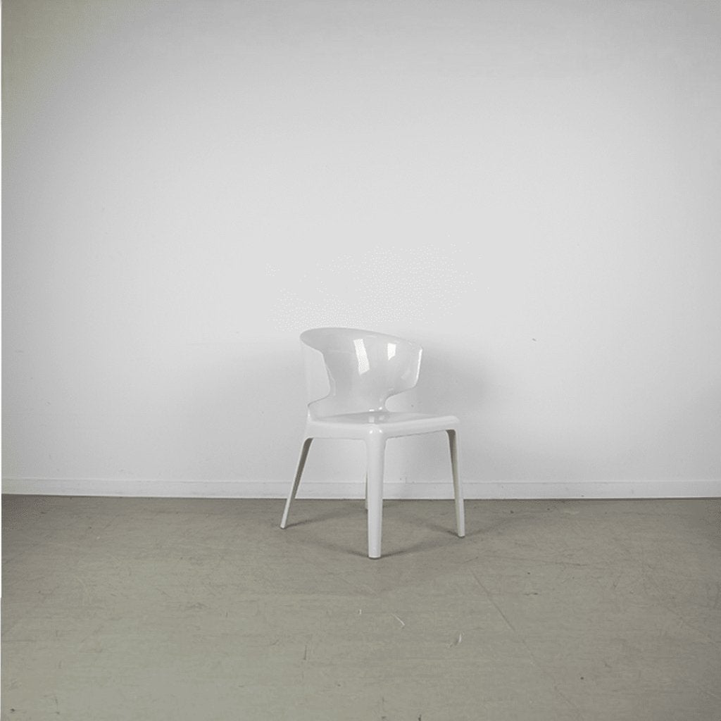 Cassina Hola Stoel Wit Kunststof, Niet ingevuld, Zo goed als nieuw, Niet ingevuld, Niet ingevuld