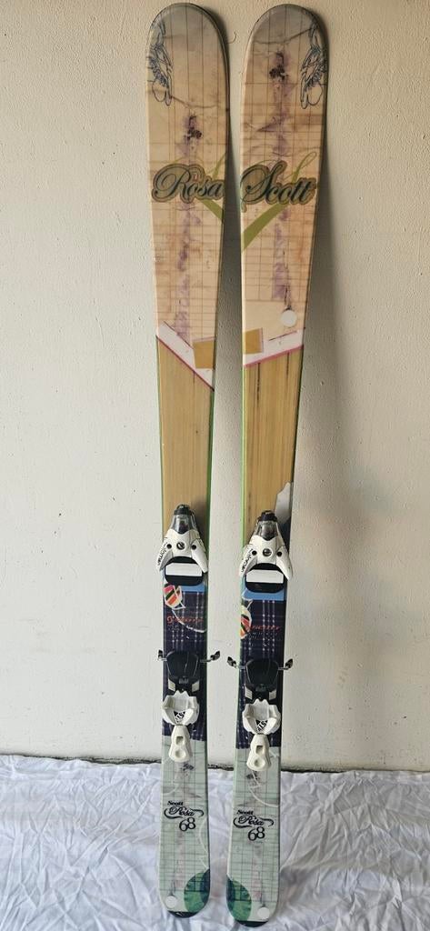 Zgan SCOTT ROSA ALLMOUNTAIN SKI, dames ski 168cm gewaxt gesl, Sport en Fitness, Skiën en Langlaufen, Overige merken, 140 tot 160 cm