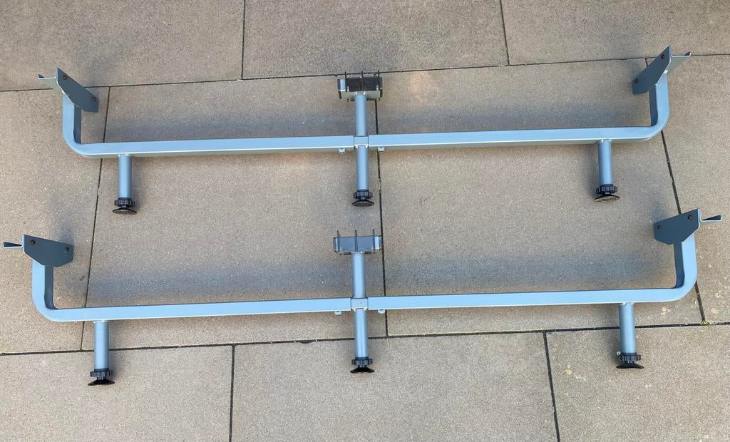 Bedpoten Auping nr 149 tweepersoons, Ophalen, Eenpersoons, Wit, 140 cm