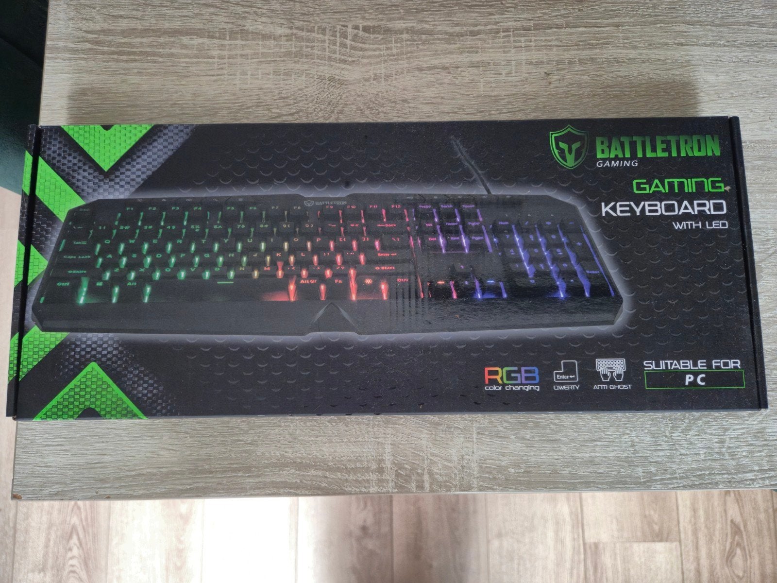 battletron gaming toetsenbord nieuw, Ophalen of Verzenden, Qwerty, Nieuw, Gaming toetsenbord