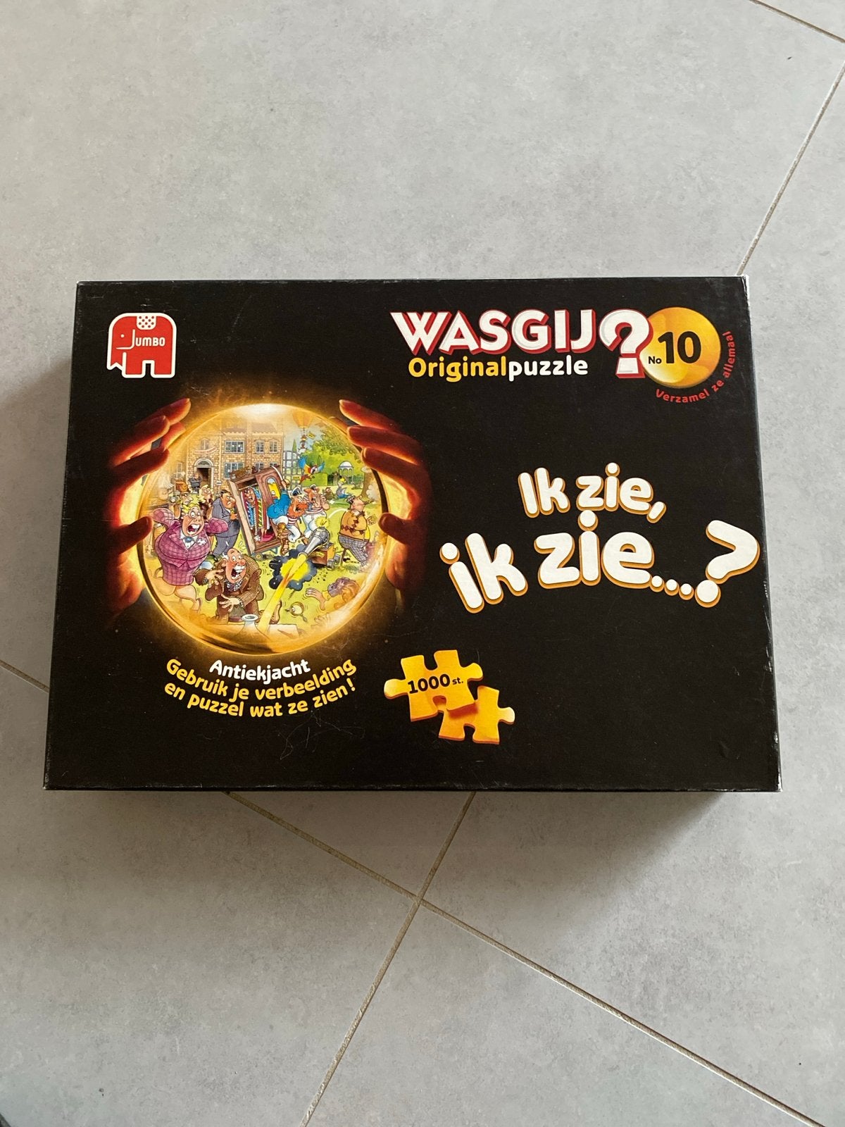 WASGIJ? Originalpuzzel No. 10 - Ik zie, ik zie...?, Ophalen of Verzenden, 500 t/m 1500 stukjes, Zo goed als nieuw, Legpuzzel