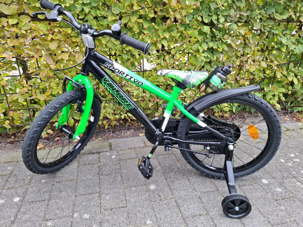 Nieuwe jongensfiets 18 inch, Fietsen en Brommers, Ophalen, Terugtraprem, Zijwieltjes, 16 tot 20 inch