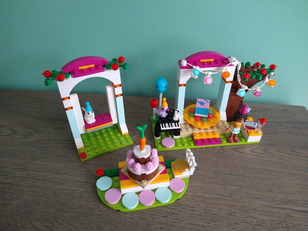Lego Friends 41110 verjaardag Andrea konijntjes feestje, Lego, Friends, Ophalen of Verzenden, Zo goed als nieuw