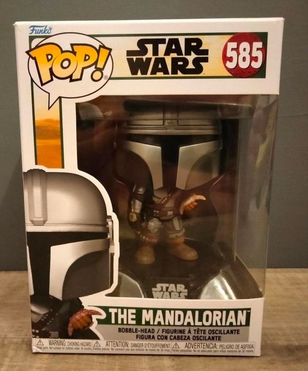 585 The Mandalorian Star Wars Funko Pop, Ophalen of Verzenden, Zo goed als nieuw