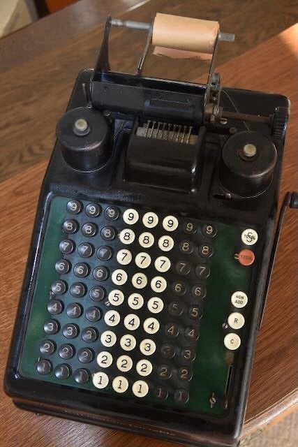 schitterende antieke rekenmachine, Ophalen of Verzenden