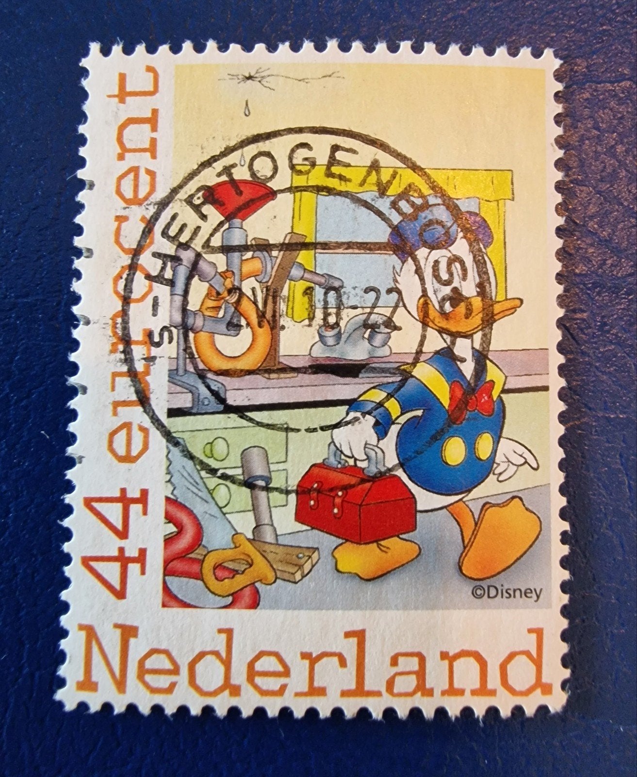 kv1121 persoonlijke postzegel Donald Duck, Postzegels en Munten, Postzegels | Nederland, Ophalen of Verzenden, Na 1940, Gestempeld