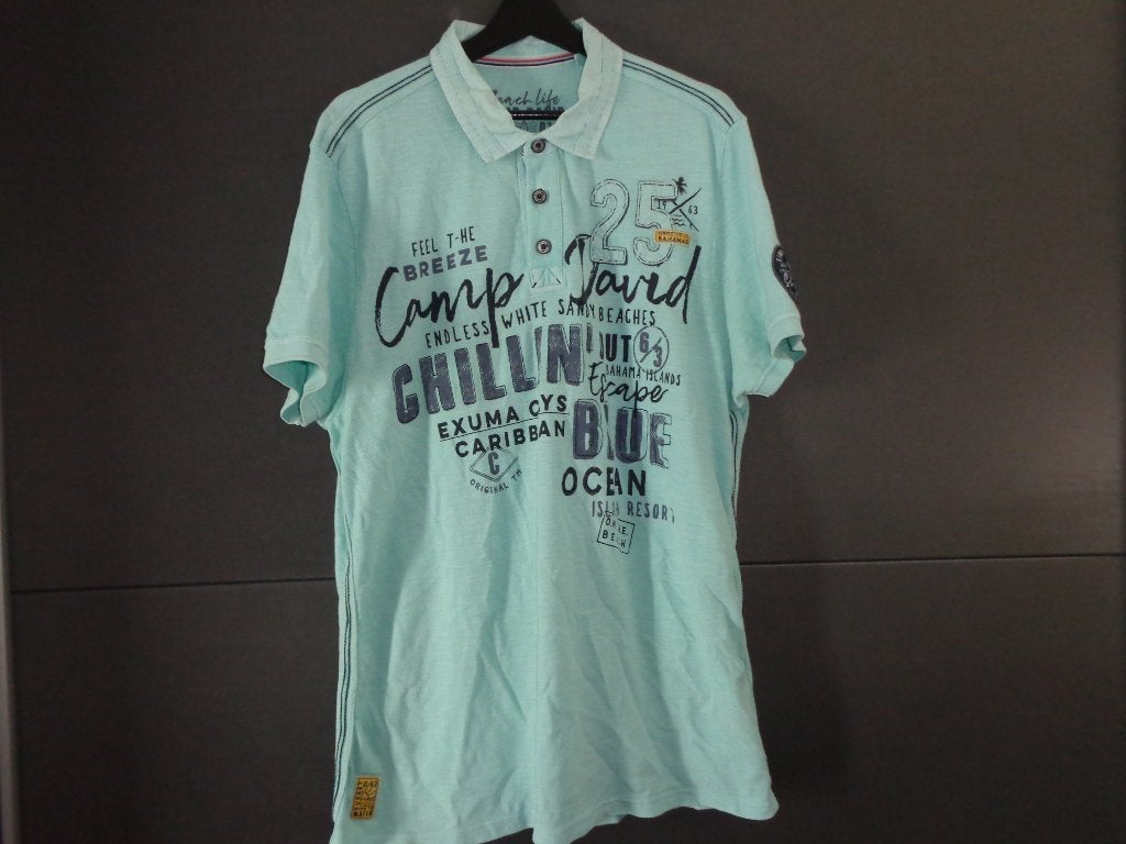 Groene polo van Camp David maat XXL, Ophalen of Verzenden, Gedragen, Overige maten, Groen