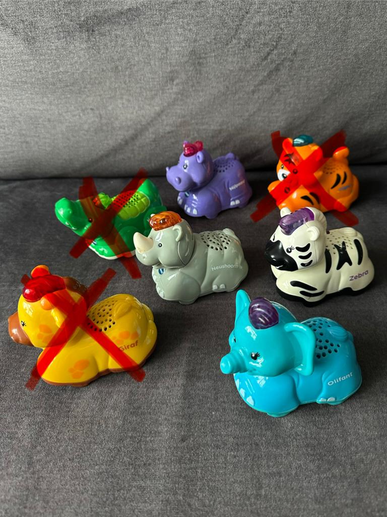 VTech Zoef Zoef Dieren (ook los te koop), Ophalen, Gebruikt, 0 tot 6 maanden
