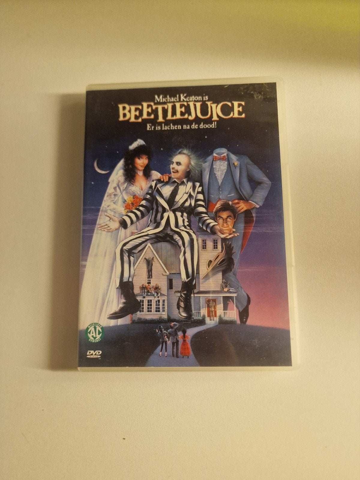 Beetlejuice DVD - Tim Burton, Alle leeftijden, Ophalen of Verzenden, Inclusief doosje, Gebruikt