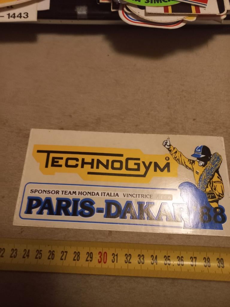 Paris dakar 88 team honda technogym, Ophalen of Verzenden, Zo goed als nieuw