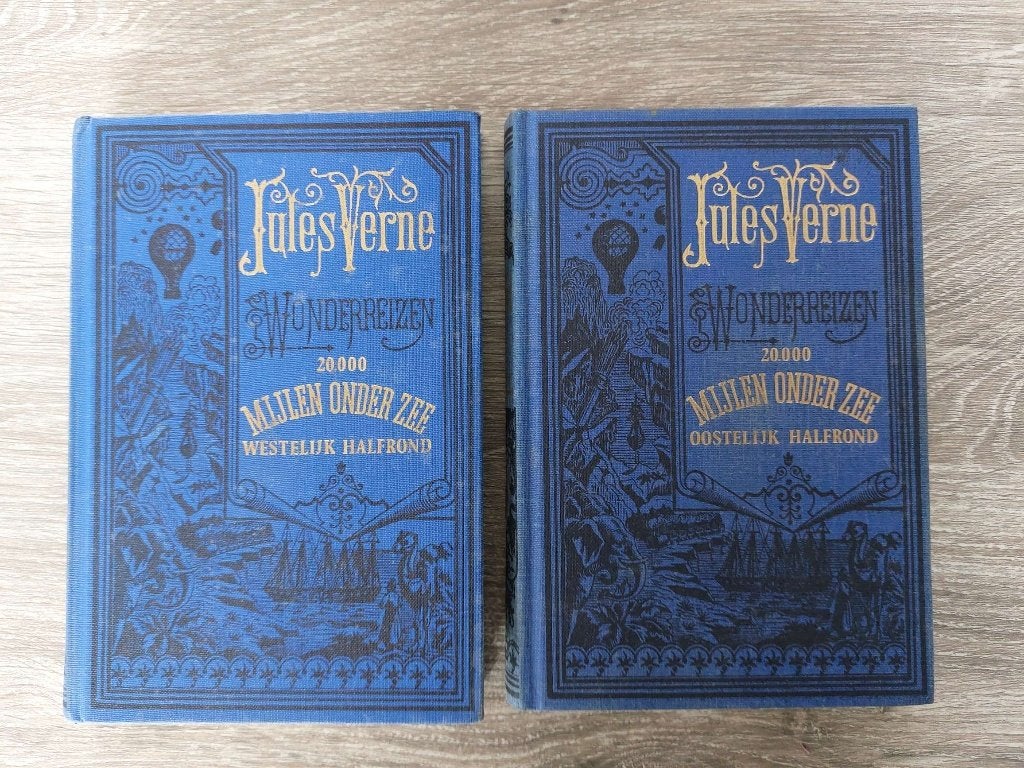 Jules Verne Wonderreizen 20000 mijlen onder Zee -beide delen, Ophalen of Verzenden, Jules Verne