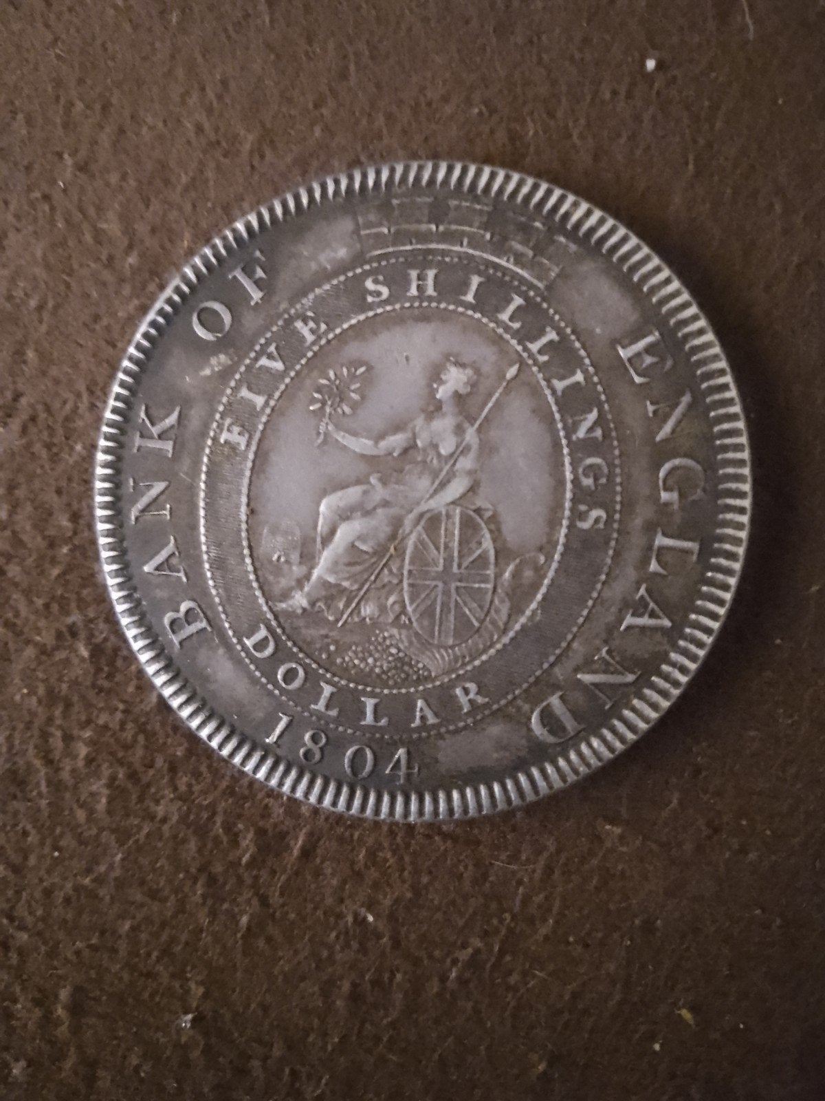 Zilveren Bank of England Dollar 1804 George III, Vóór koninkrijk, Zilver, Losse munt, Overige waardes