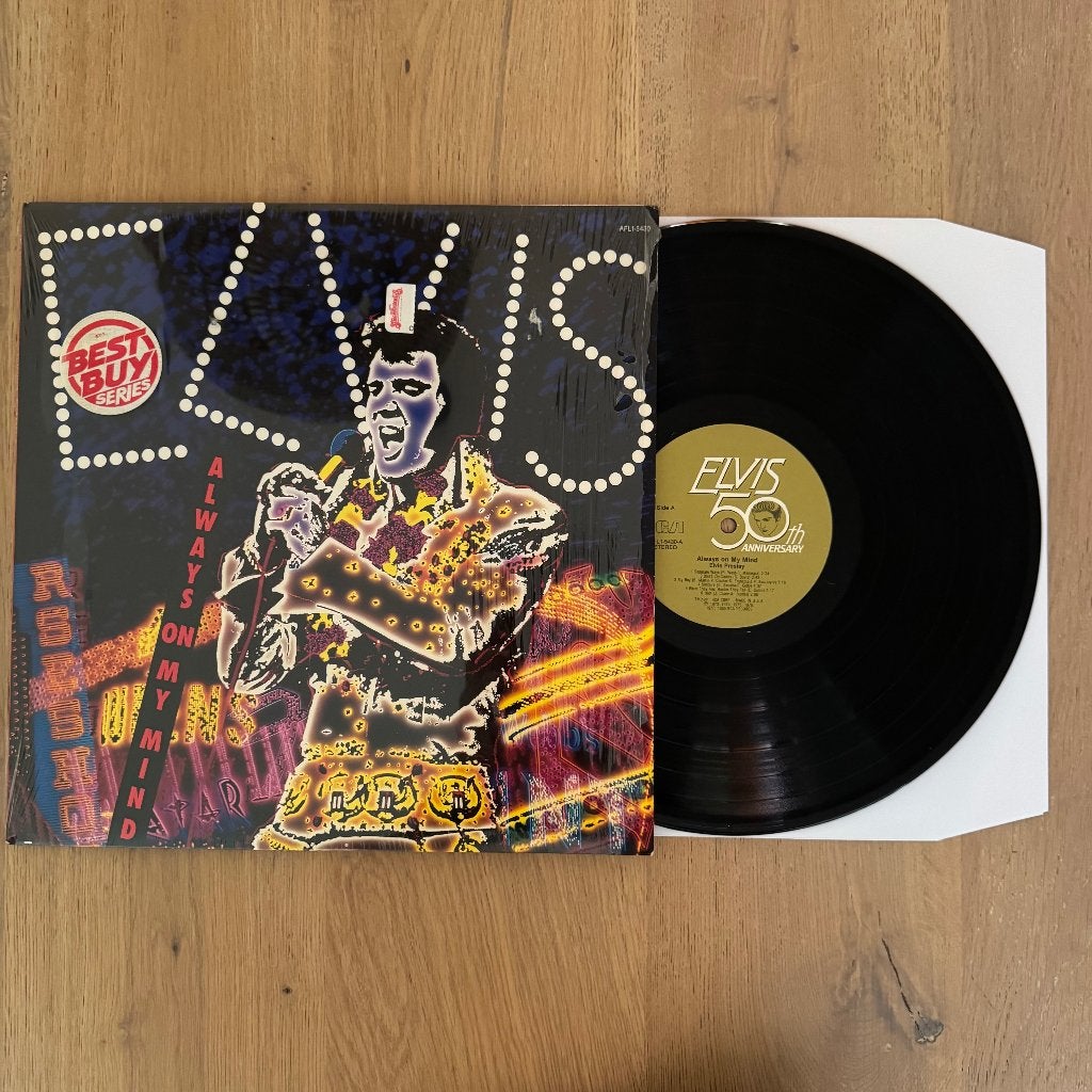 Elvis LP - Always On My Mind - USA 1985 - Zwart Vinyl, LP, Ophalen of Verzenden, Zo goed als nieuw, Complilatie