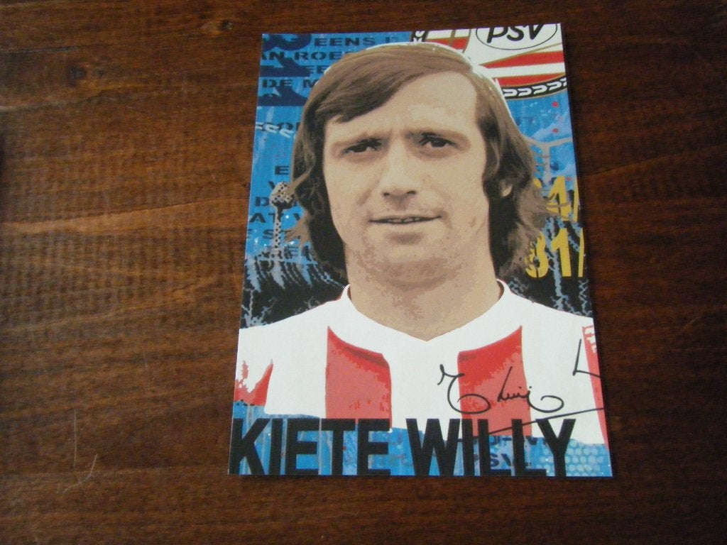 X12 - PSV - Willy van der Kuijlen - Mooi, Ophalen of Verzenden, 1980 tot heden, Sport en Spel