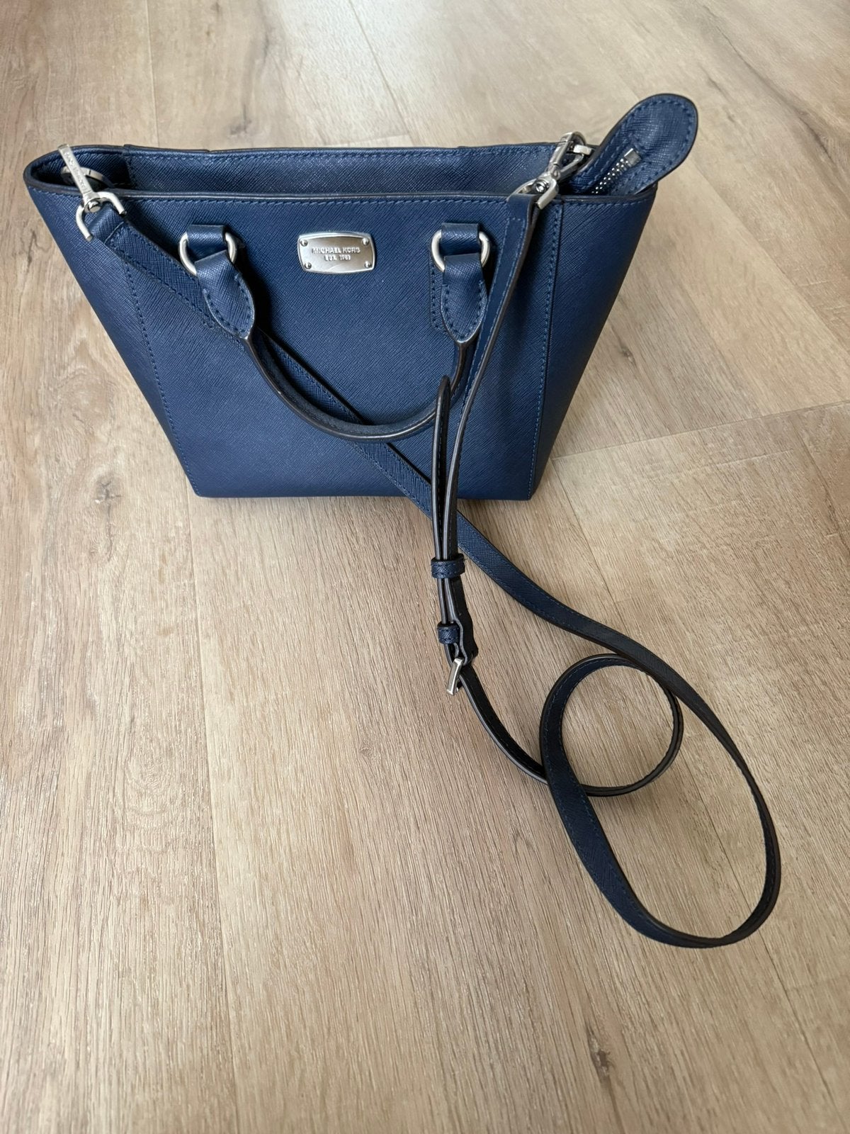Blauw Michael Kors tasje, Ophalen of Verzenden, Zo goed als nieuw, Blauw, Schoudertasje