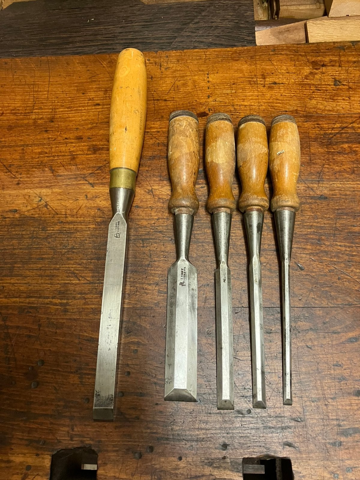 Set meubelmakers steekbeitels+hakbeitel van I.Sorby, Ophalen of Verzenden