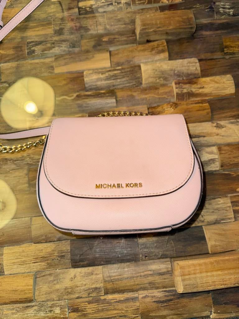 Originele Michael Kors tas roze crossbody, Sieraden, Tassen en Uiterlijk, Tassen | Damestassen, Ophalen of Verzenden, Zo goed als nieuw