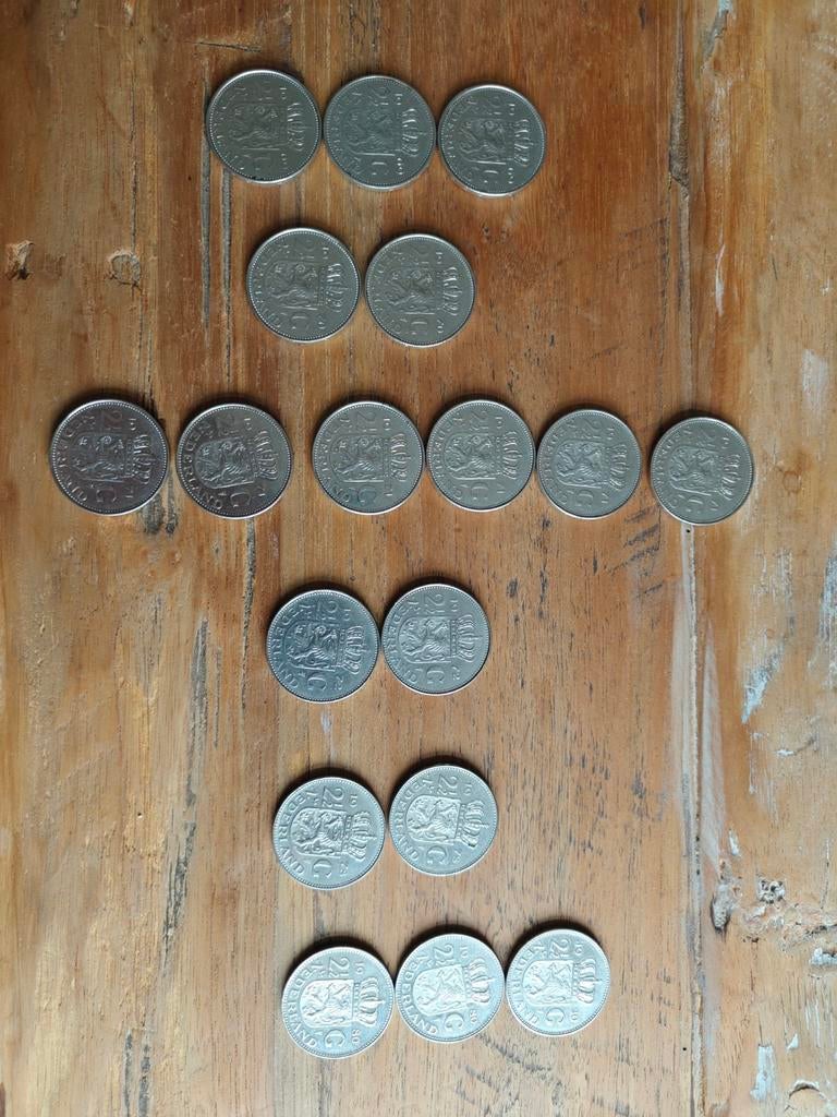 18 x Rijksdaalder van 1969 - 1972 1978 & 1980, Ophalen of Verzenden, Koningin Juliana, 2½ gulden, Losse munt