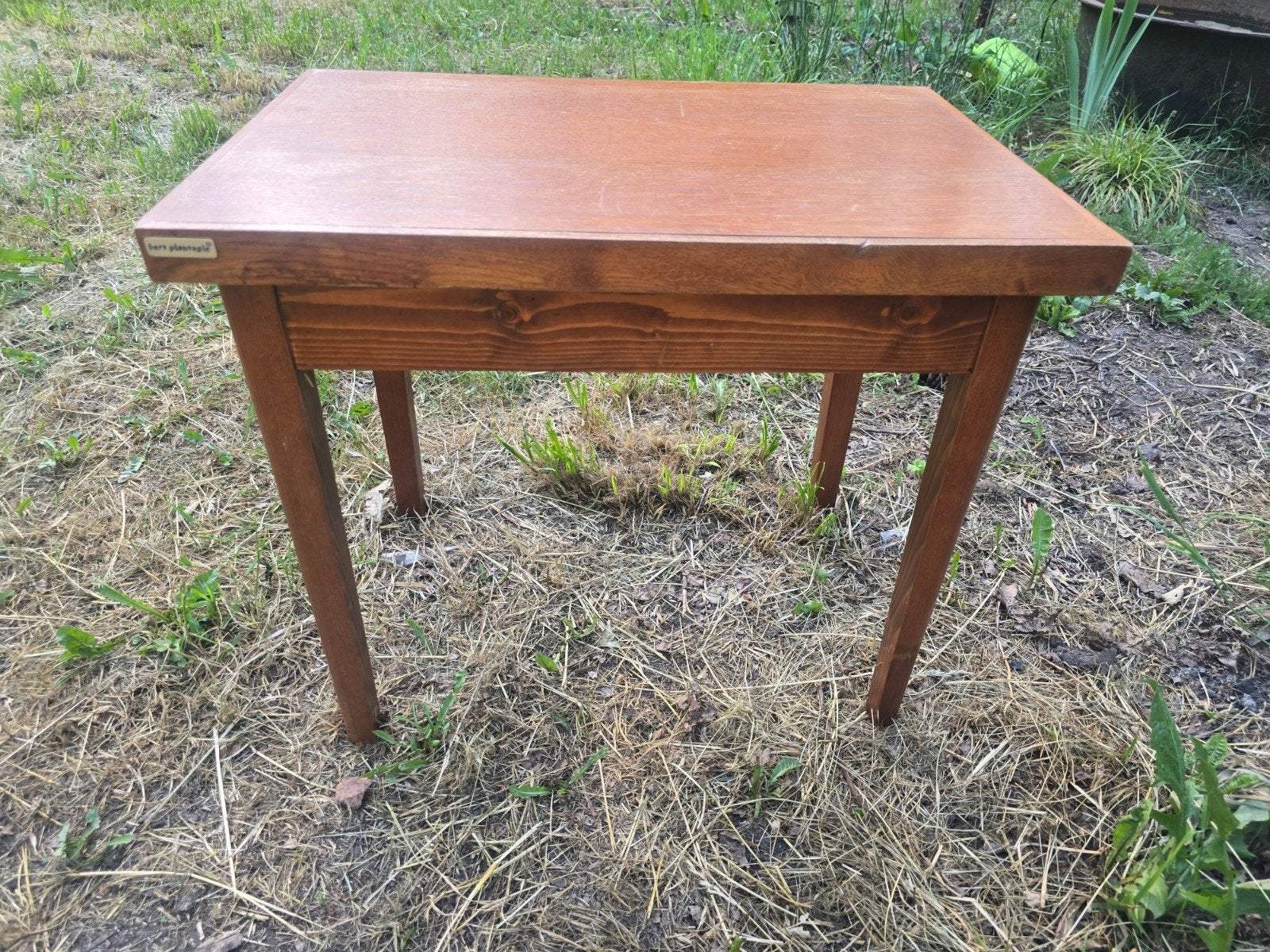 Bert Plantagie bijzettafel, 62x42x54cm, 45 tot 60 cm, Gebruikt, Rechthoekig, Hout