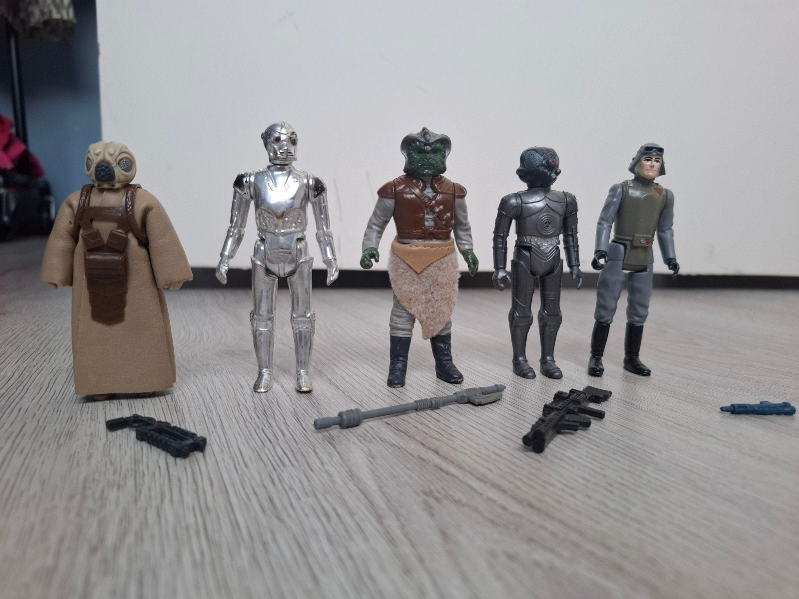 vintage Star Wars figuren, Ophalen of Verzenden, Gebruikt, Actiefiguurtje