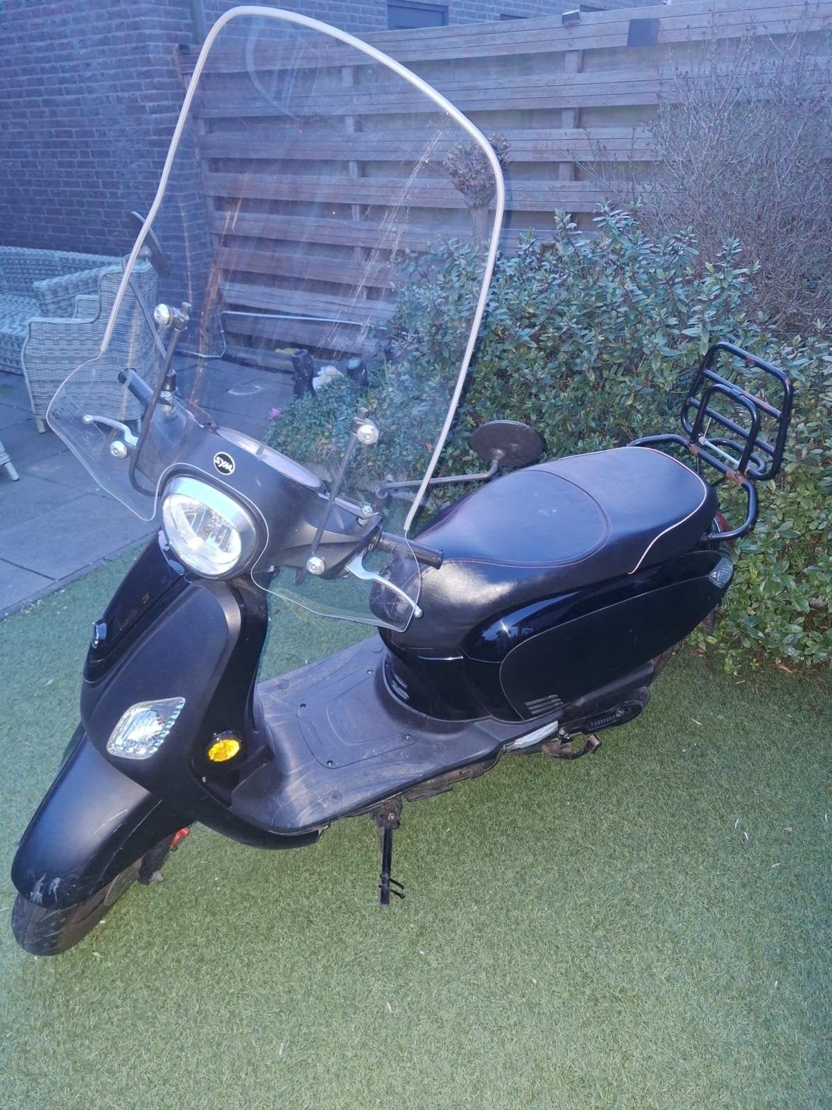 Sym scooter met windscherm, blauw kenteken, Ophalen, Gebruikt, Benzine, Fiddle