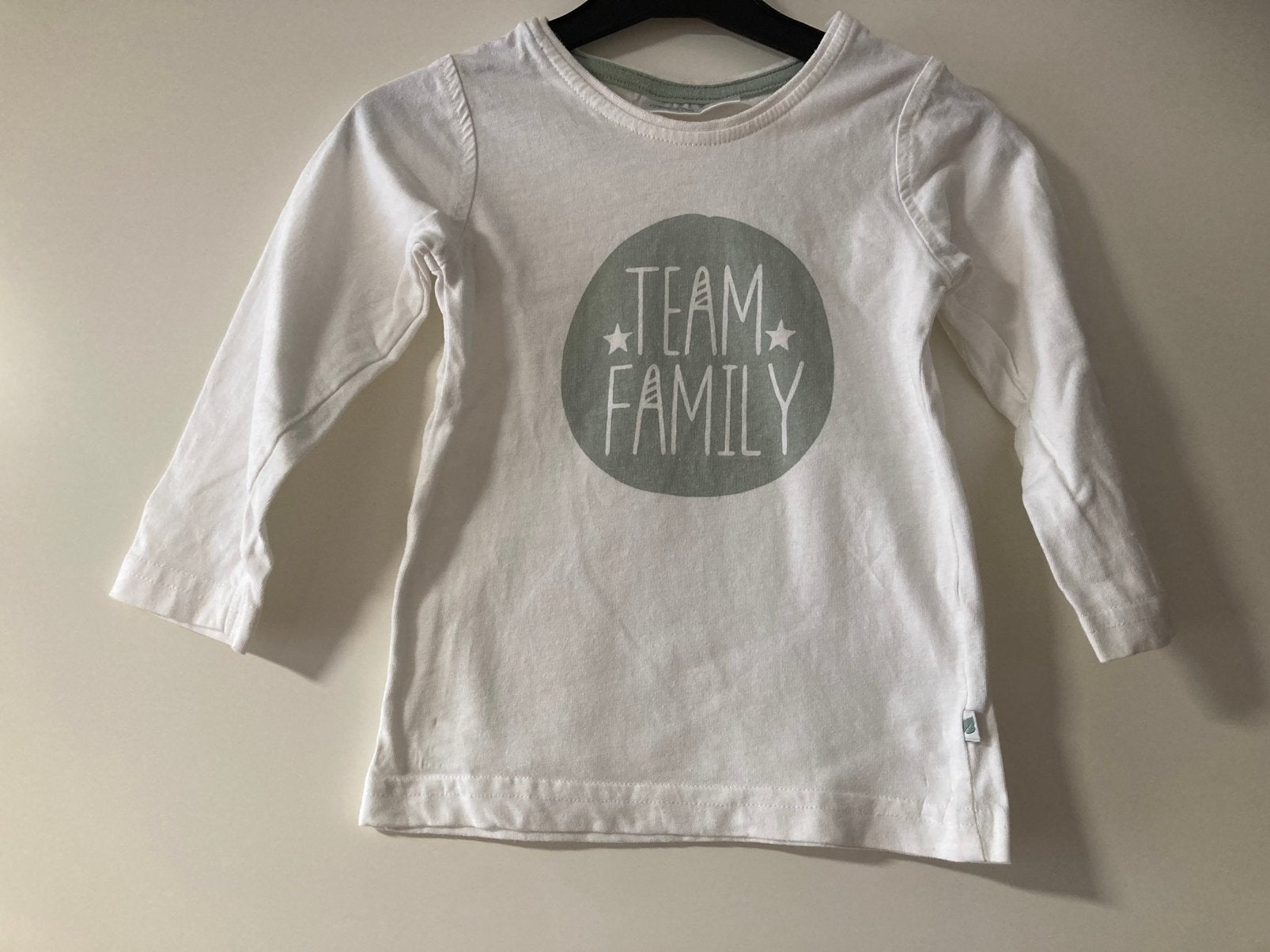 Shirtje / longsleeve Identic Nature Maat 80 team familie, Kinderen en Baby's, Babykleding | Maat 80, Ophalen of Verzenden, Zo goed als nieuw