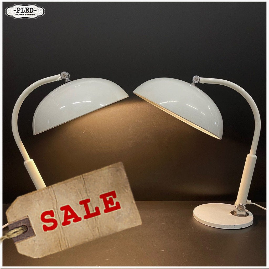 Hala Model 144 tafel lamp(en), Herman Busquet, Wit, Overige merken, Gebruikt, Hala
