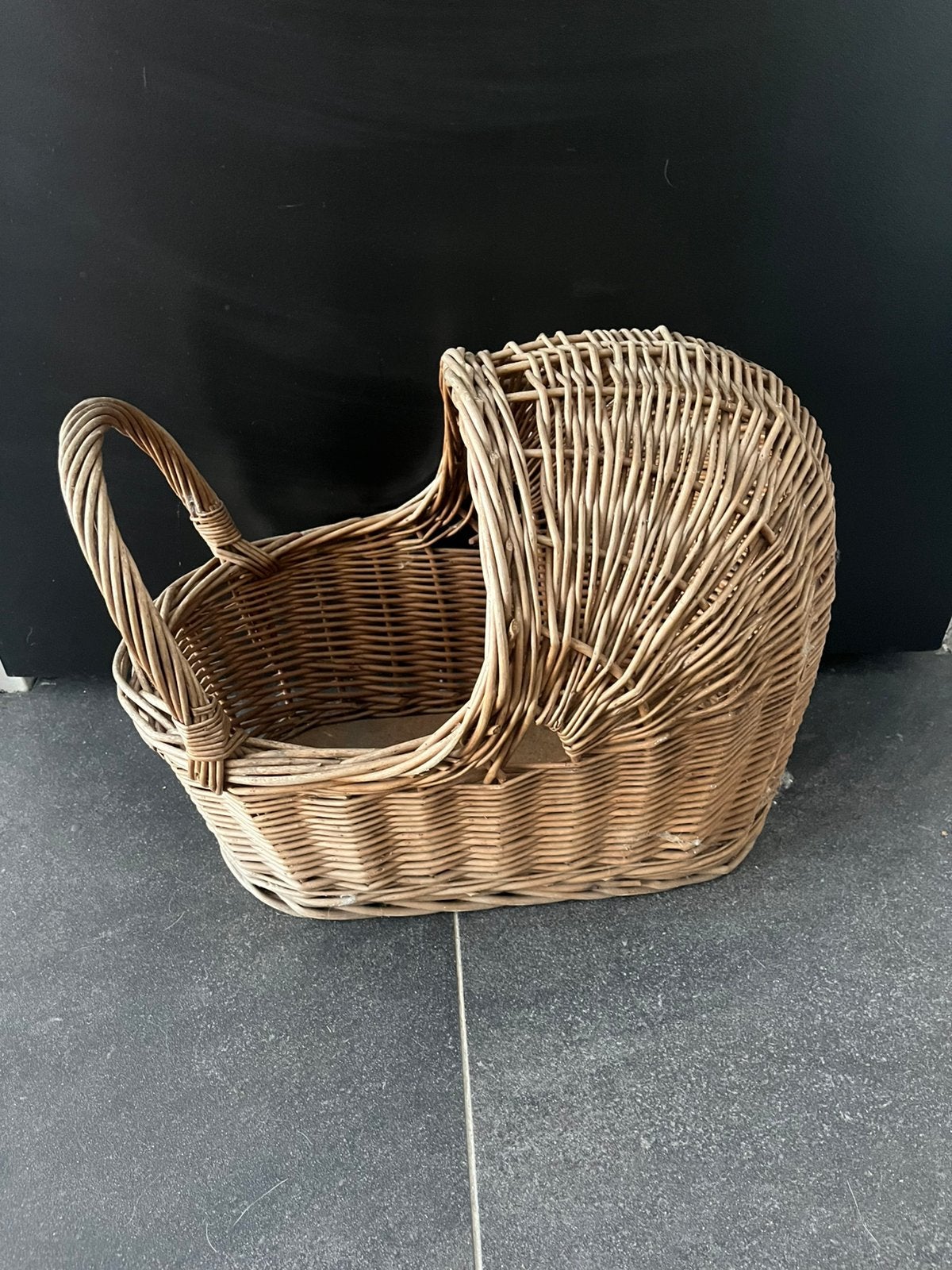 rieten plantenbak, Ophalen, Zo goed als nieuw, Rond, Minder dan 30 cm