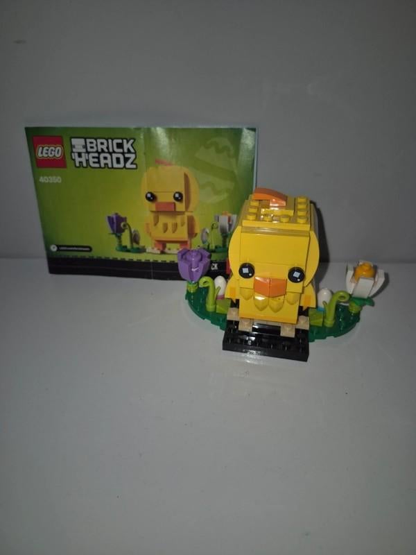 Lego 40350 Brickheadz #82 chick met boekje, Ophalen, Gebruikt, Complete set