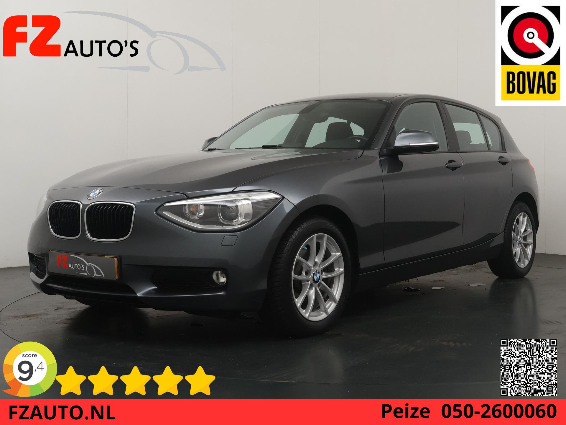 BMW 1-serie 116i Executive - Navigatie - Airconditioning - C, Auto's, 1-Serie, Gebruikt, Euro 6, 4 cilinders