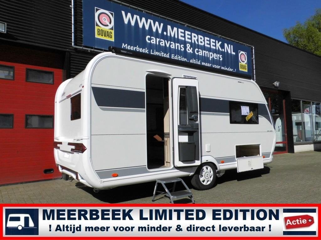 Hobby De Luxe 460 SL 5014,=KORTING+MOVER+THULE+BC260+1500KG, Treinzit, Tot en met 3, Particulier, 5 tot 6 meter