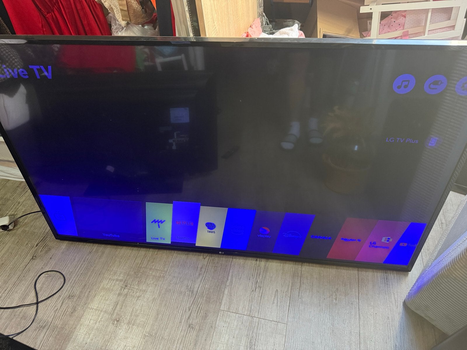 LG 65UK6100PLB 65 inch 4K Smart TV - Blauw beeld, Ophalen, LED, 4k (UHD), 100 cm of meer