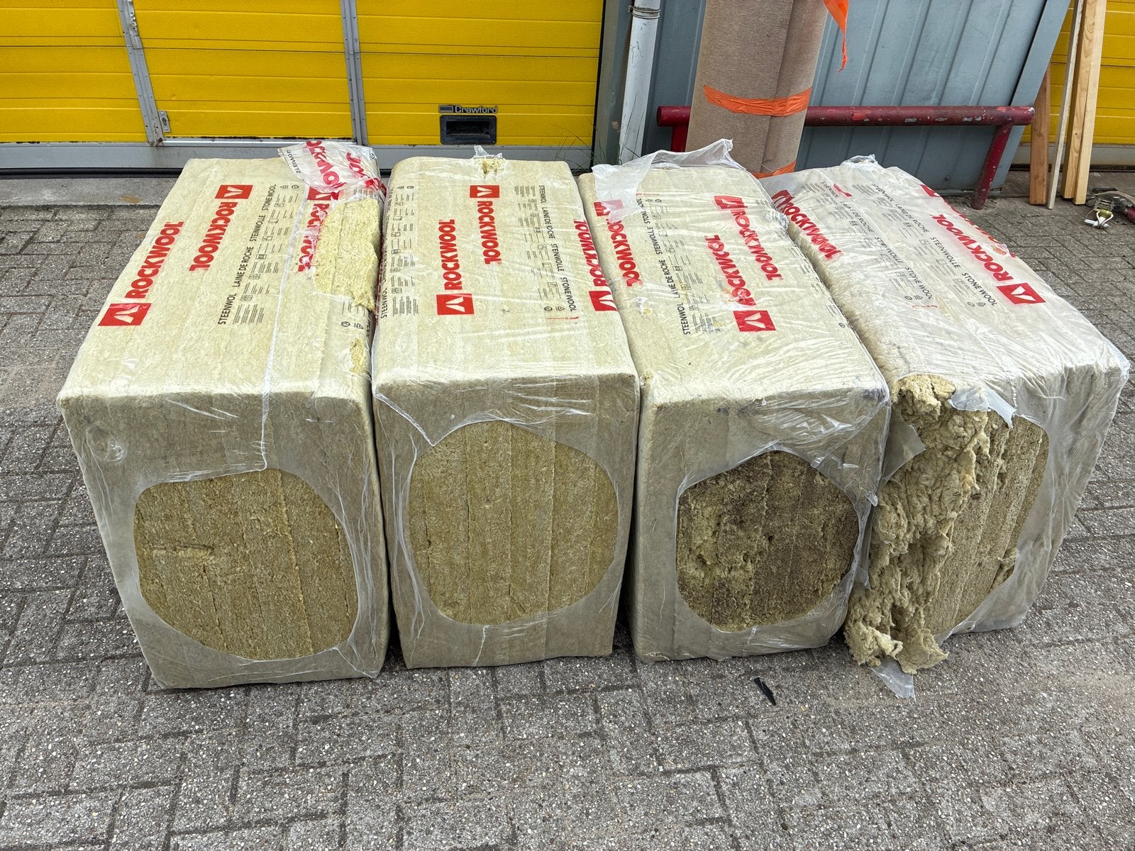 Rockwool Rockfit Duo Spouwmuurisolatie - 4 pakken, Ophalen, 4 tot 8 cm, 10 tot 15 m², Nieuw