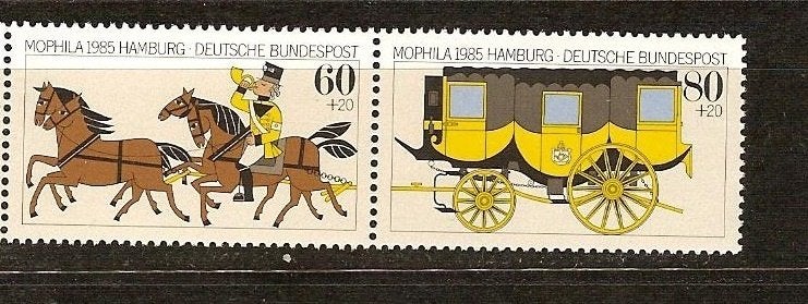 BRD 1255-1256 pf, Postzegels en Munten, Postzegels | Europa | Duitsland, Ophalen of Verzenden, BRD, Postfris