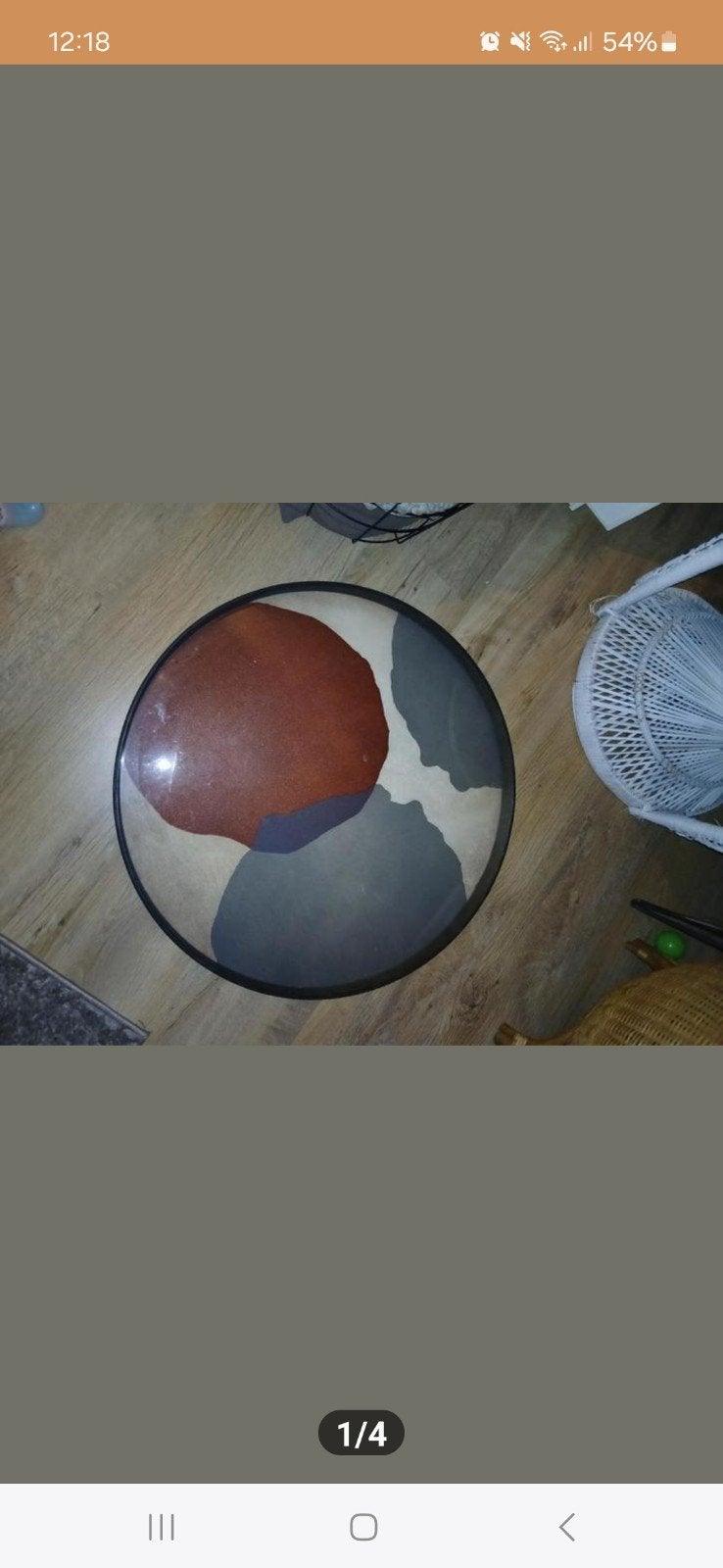 Dienblad Notre Monde - Rond, stijlvol en veelzijdig, Ophalen, Overige materialen, Gebruikt, Rond