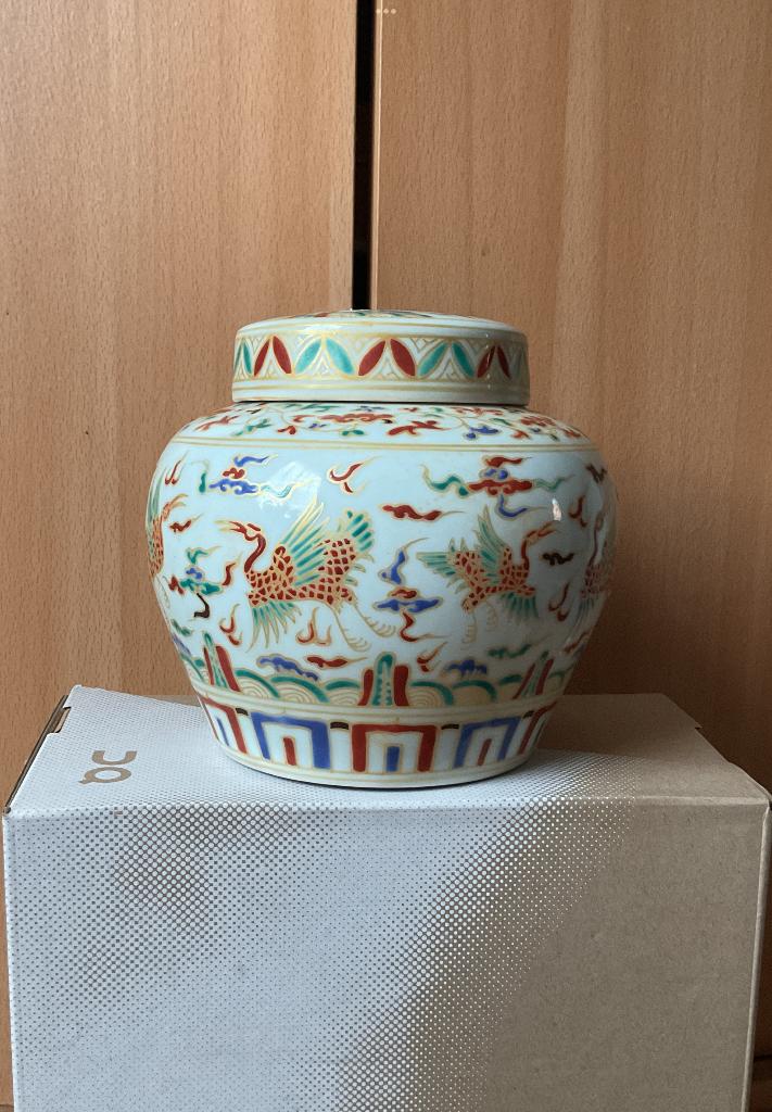 Oude gemberpot, Antiek en Kunst, Antiek | Porselein, Ophalen of Verzenden